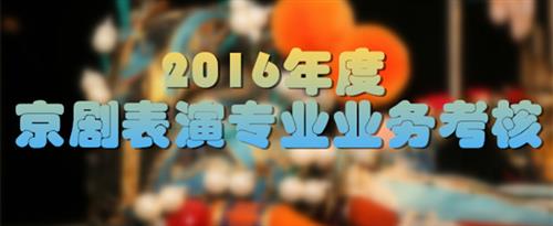 卄逼影院国家京剧院2016年度京剧表演专业业务考...